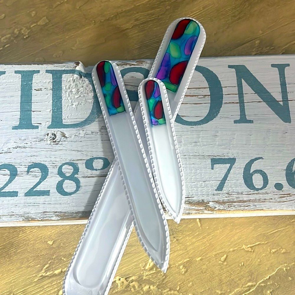 Handcrafted Forever Glass Nail Files (Set of 3)